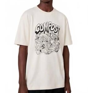 NEW KOWTOW compost staple tee in whisper